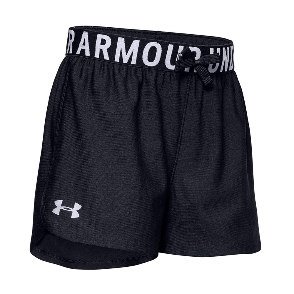 Under Armour Black Athletic Shorts Lightweight Elastic Waistband